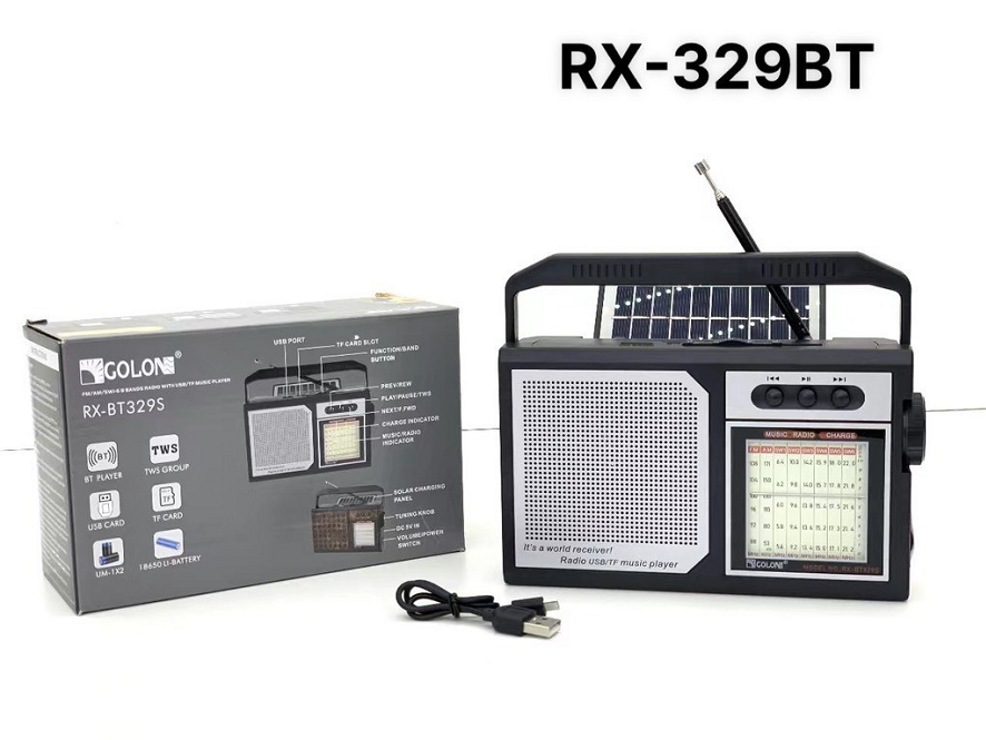 Loa Radio AM/FM/USB/TF/ Bluetooth/MP3 RX-329BT