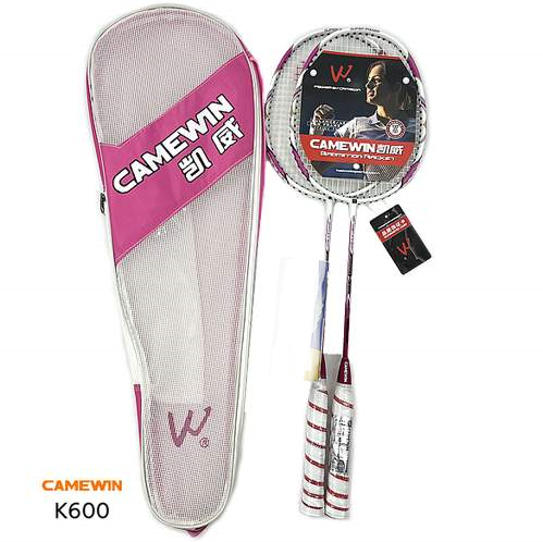 Bộ Vợt cầu lông Camewin K600 (kèm Ổng cầu)