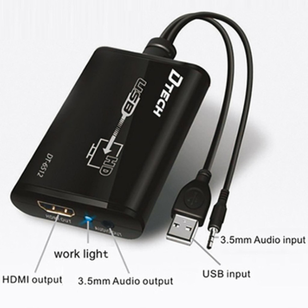 Cáp chuyển USB 3.0 ra HDMI có audio (HP)