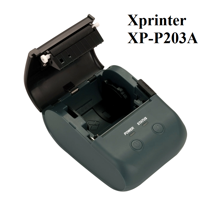 Máy in mã vạch cầm tay Xprinter XP-P203A USB+BLUETOOTH