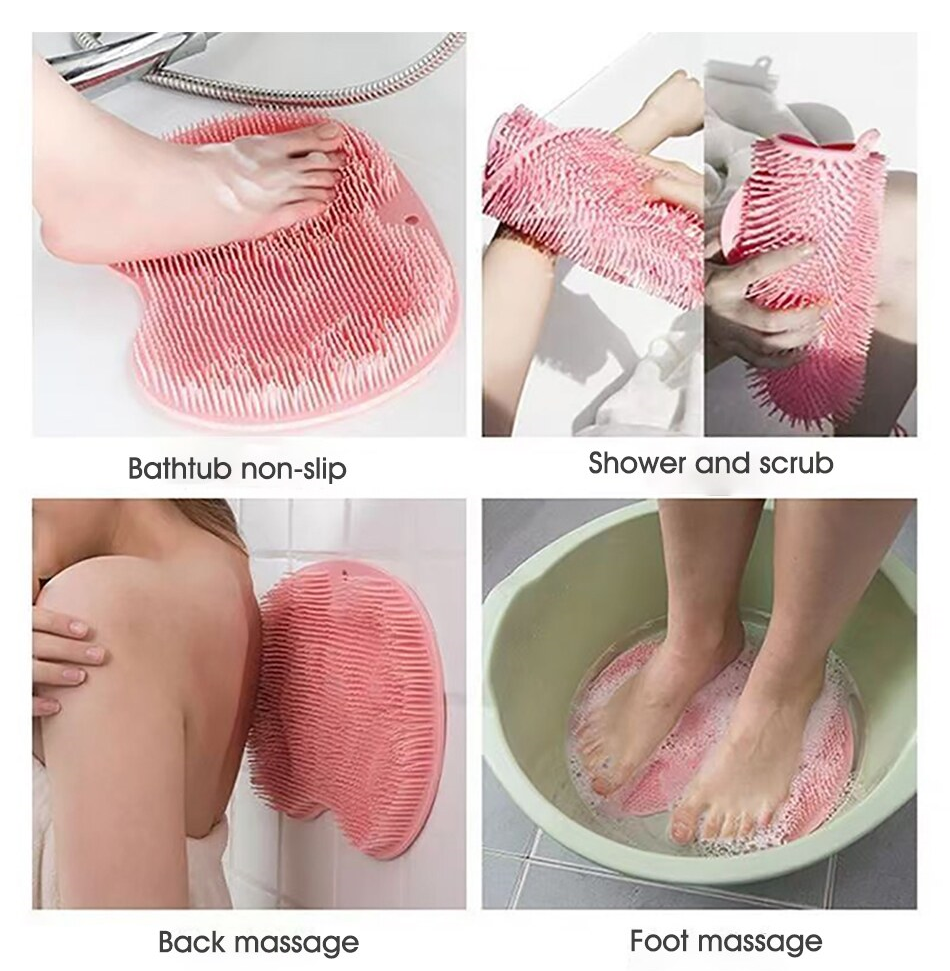 Tấm Thảm silicon chà lưng massage chân, chà chân