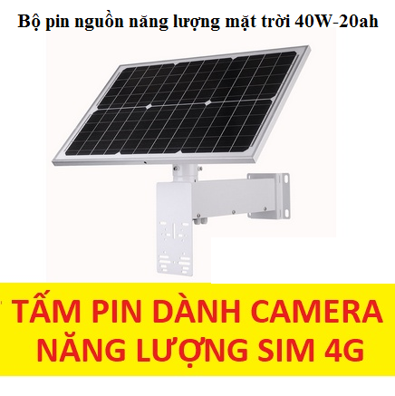 Bộ pin nguồn năng lượng mặt trời 40W-20ah