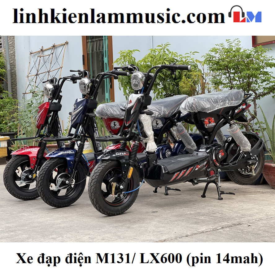 Xe đạp điện M131/ LX600 (pin 14mah) đặt trước 2 tiếng