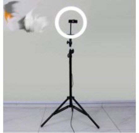 Bộ Đèn Led Livestream Size 26cm chân cao 2.1m