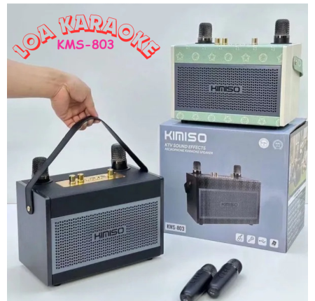 Loa Karaoke Bluetooth Kimiso KMS-803 ( Kèm 2 Micro )