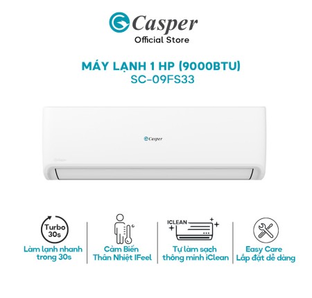 Máy lạnh Casper SC-09FS33 (1 hp )