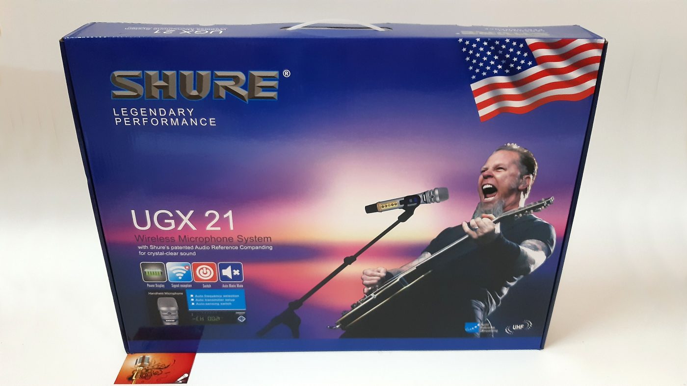 Micro không dây karaoke Shure UGX 21 ( 4 anten )