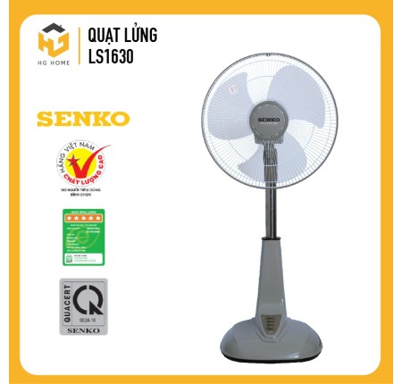 Quạt đứng Senko LS 1630 ống sắt