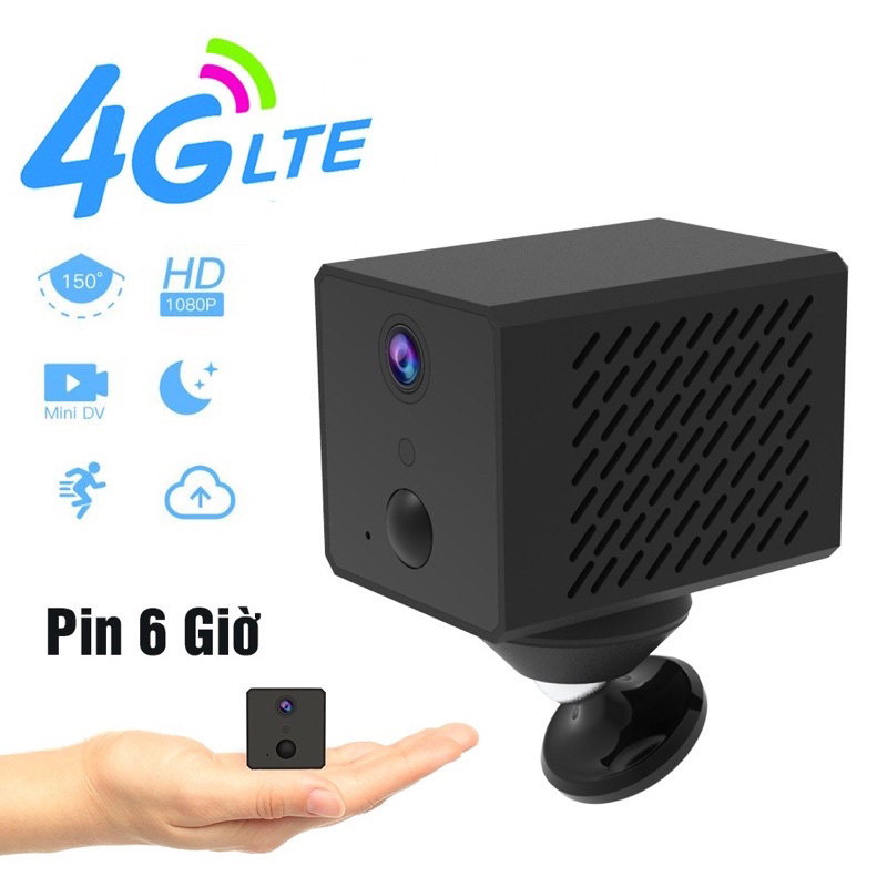 Camera Dùng Sim 4G Vstarcam Mini CB75 Dùng Pin