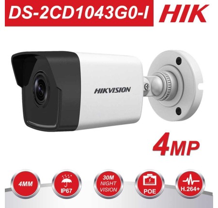 Camera IP Hikvision DS-2CD1043G0-I Chính Hãng