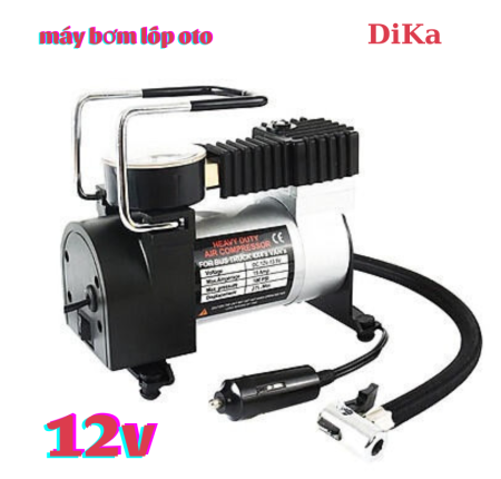 Máy Bơm Xe Ô Tô Shu Dika 12v- Sông Suất Lớn