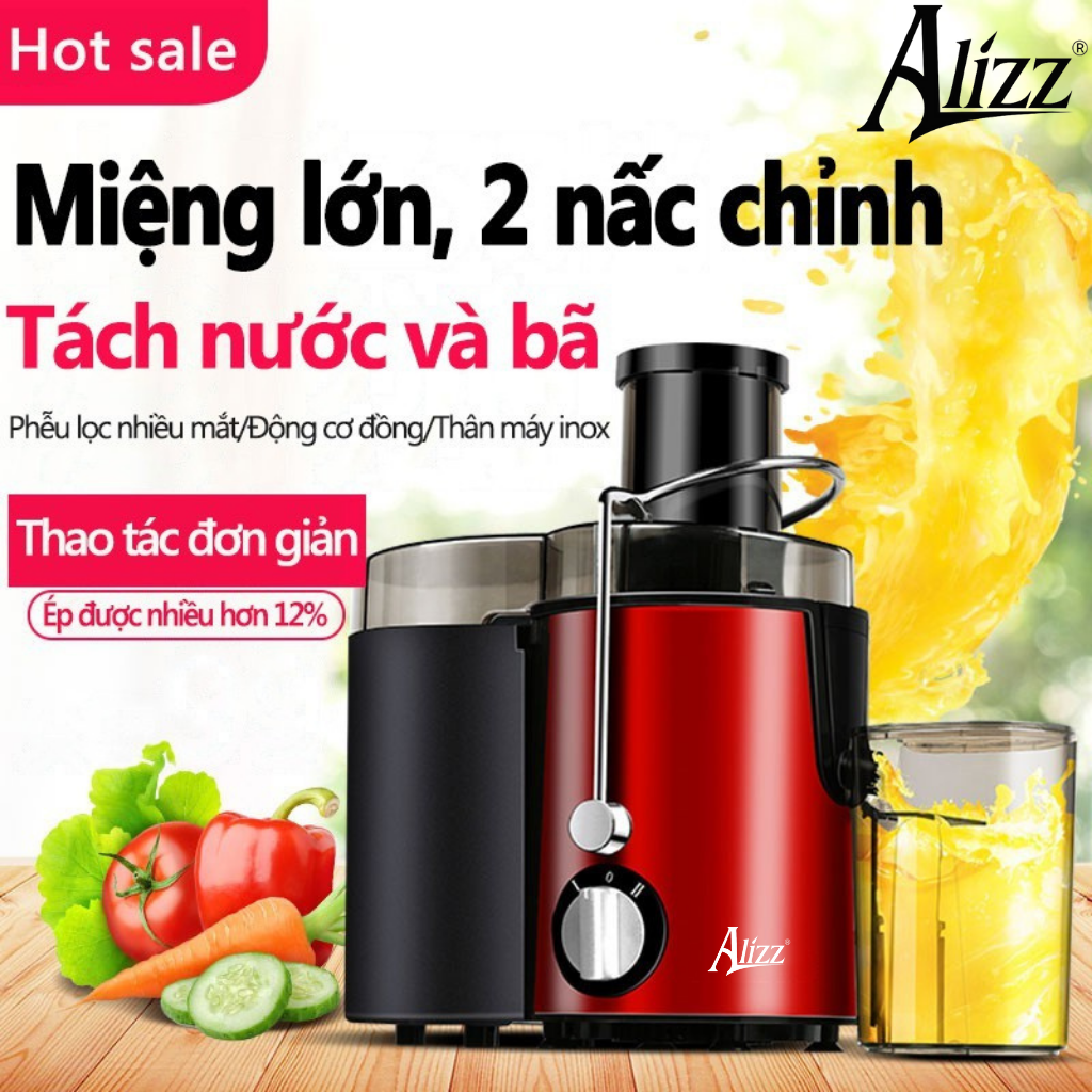 Máy Ép Chậm Trái Cây 1000W 500ml ALIZZ 13602