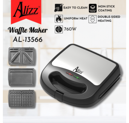 Máy Nướng Bánh 3 Khuôn ALIZZ AL-13566