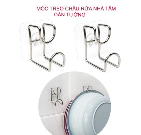 Móc Treo Thau Chậu Dán Tường