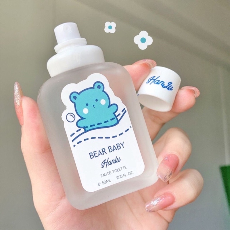 Nước hoa xịt thơm body Hanlu bear baby///