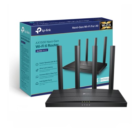 Router WiFi 6 Băng Tần Kép AX1500 TP-LINK Archer AX12