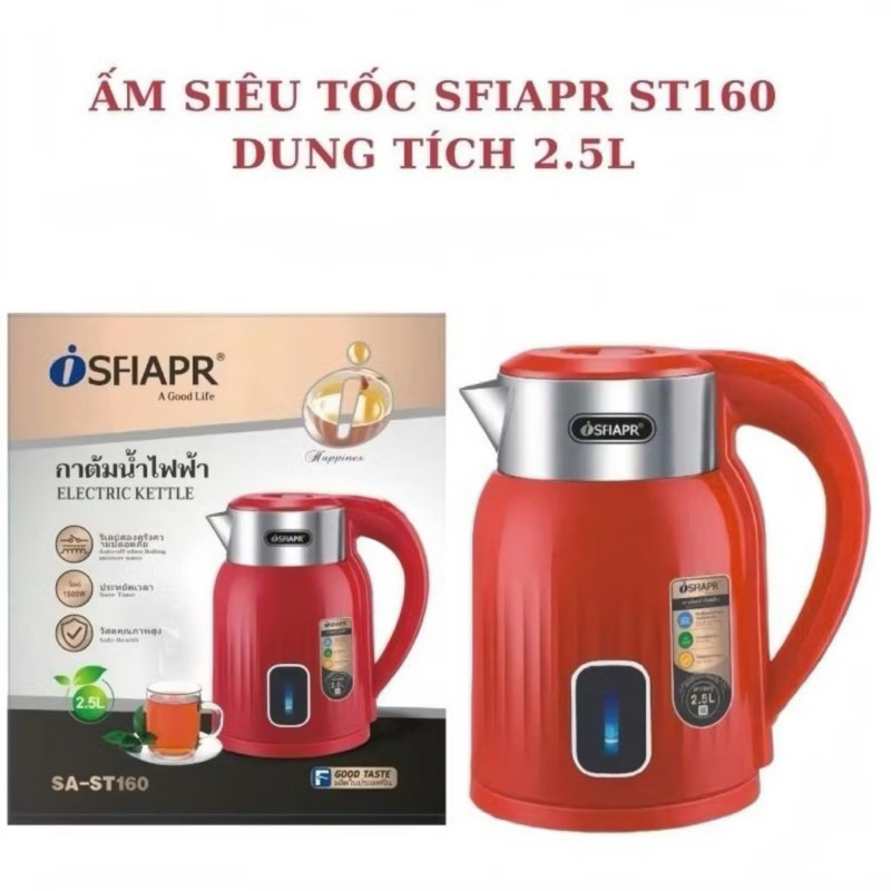 Ấm đun Nước Siêu Tốc SFIAPR 2L5 ST160