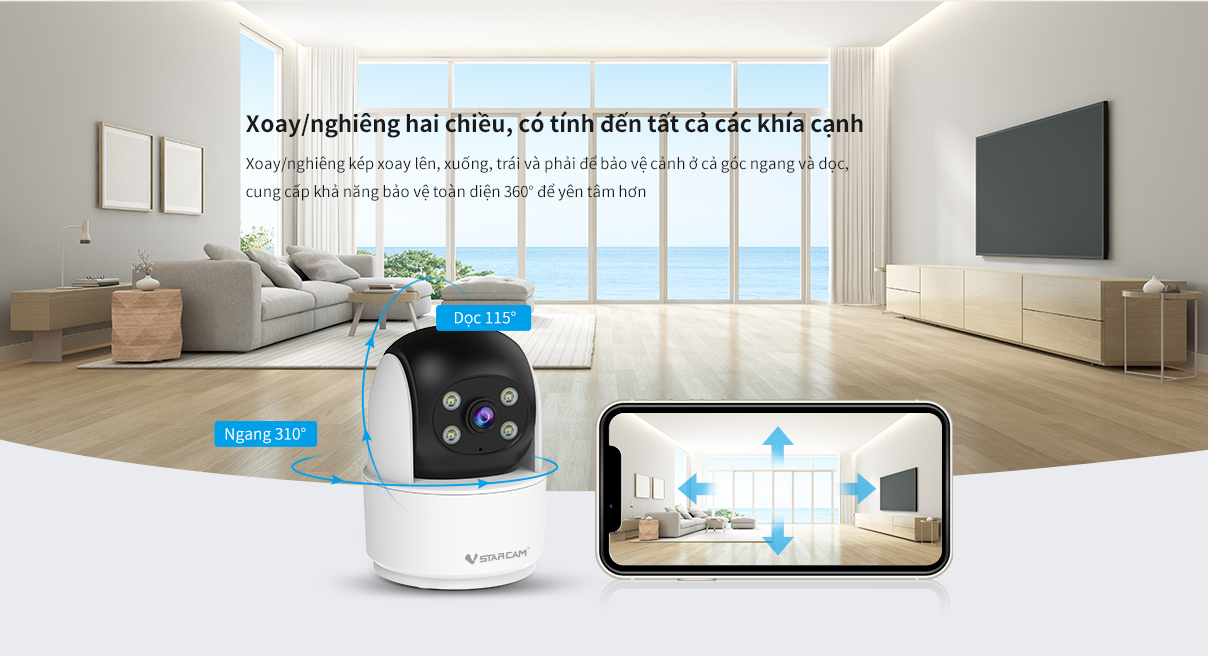 Camera Kết Nối Wifi Vstarcam C996