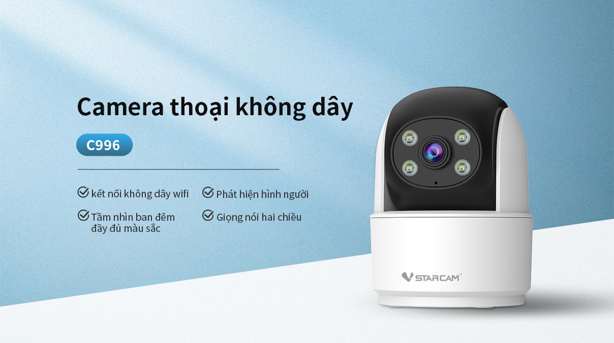 Camera Kết Nối Wifi Vstarcam C996