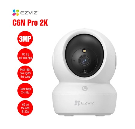 Camera Wifi 3.0mp Ezviz C6N Pro 2K Chính Hãng