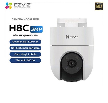 Camera Wifi 3.0mp Ezviz H8C PRO-2K Chính Hãng