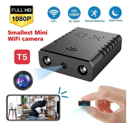 Camera Wifi Mini T5 Ngụy Trang Siêu Nhỏ