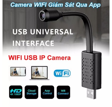 Camera wifi Mini W11 Pro Cổng USB Ngụy Trang