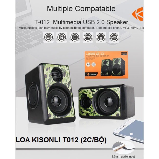 Loa Vi Tính 2.0 Kisonli T-012