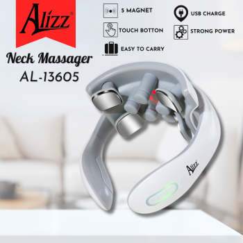 Máy Massage Cổ Vai Gáy Xung Điện 5 Đầu Rung ALIZZ AL-13605