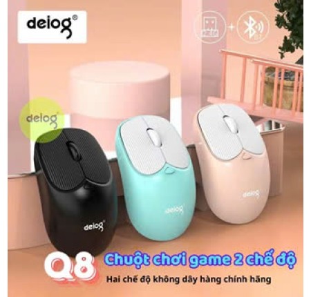 Mouse Không Dây Deiog Q8 Bluetooth Chính Hãng