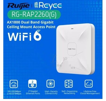 Phát Wifi 6 Ruijie RG-RAP2260G Pro Chính hãng