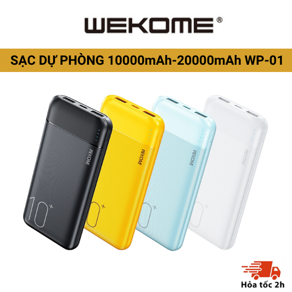 Pin Dự Phòng Wekome WP-01 10.000mAh (DD)