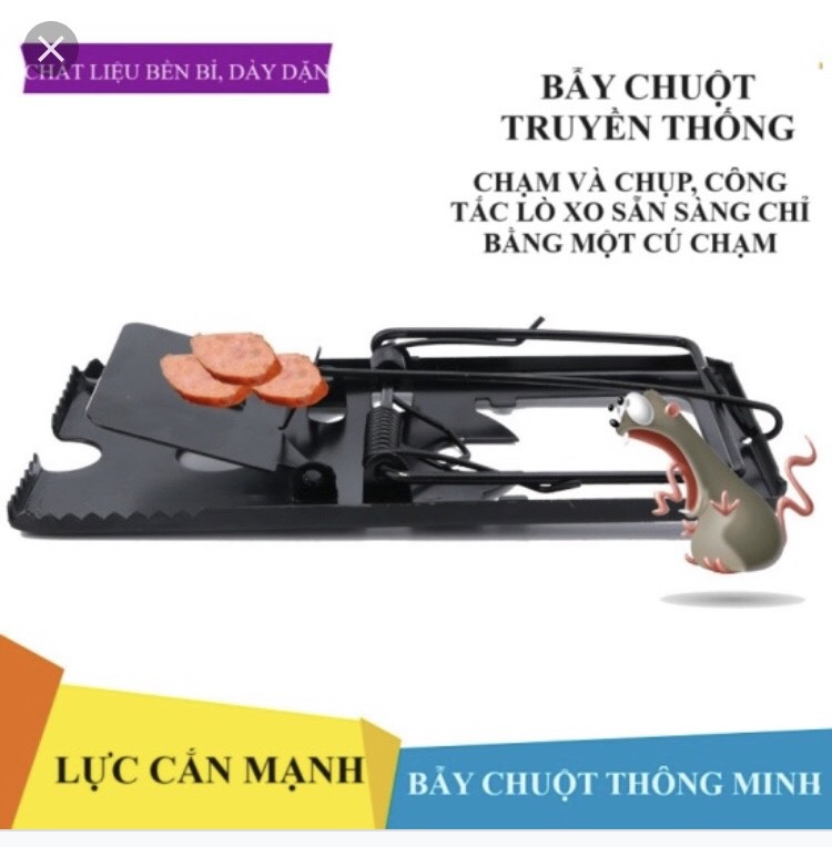 Bẫy Chuột Vuông Răng Cưa ( 16 * 8cm )