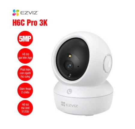 Camera Wifi 5.0mp Ezviz CS-H6C-Pro Gọi Điện APP