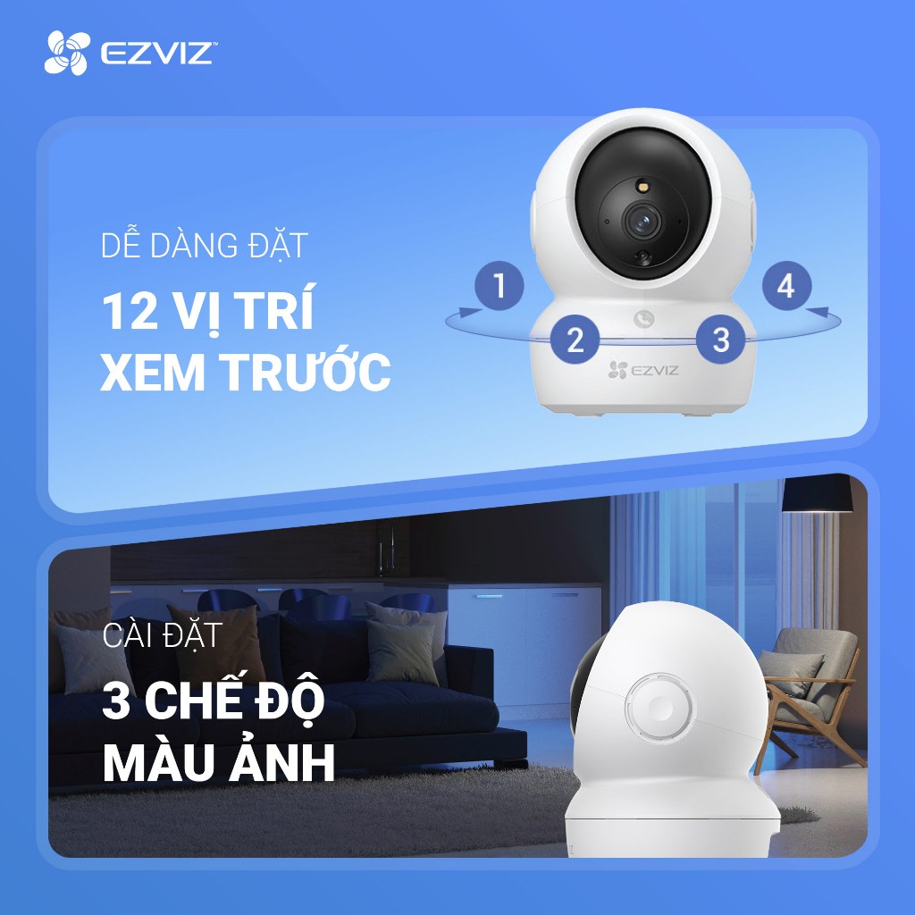 Camera Wifi Trong Nhà EZVIZ C6N 4.0mp