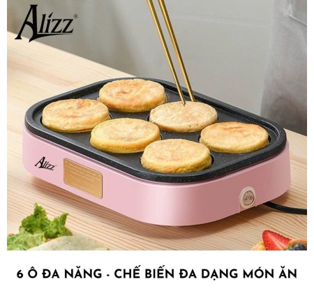 Chảo Chiên 6 Ngăn ALIZZ AL-13646