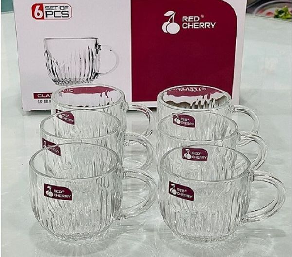 Bộ 6 Cốc/ Ly Thủy Tinh Cherry ZB21 230ml