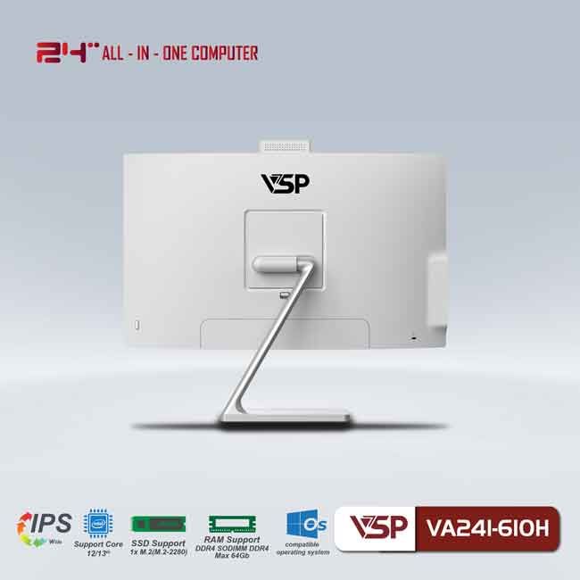 Máy Tính All In One VA241-610H. 24inch (đặt Trước 2 Tiếng) Tặng Phím Và Chuột G8