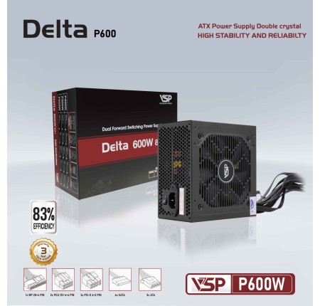 Nguồn Vi Tính VSP Delta P600w