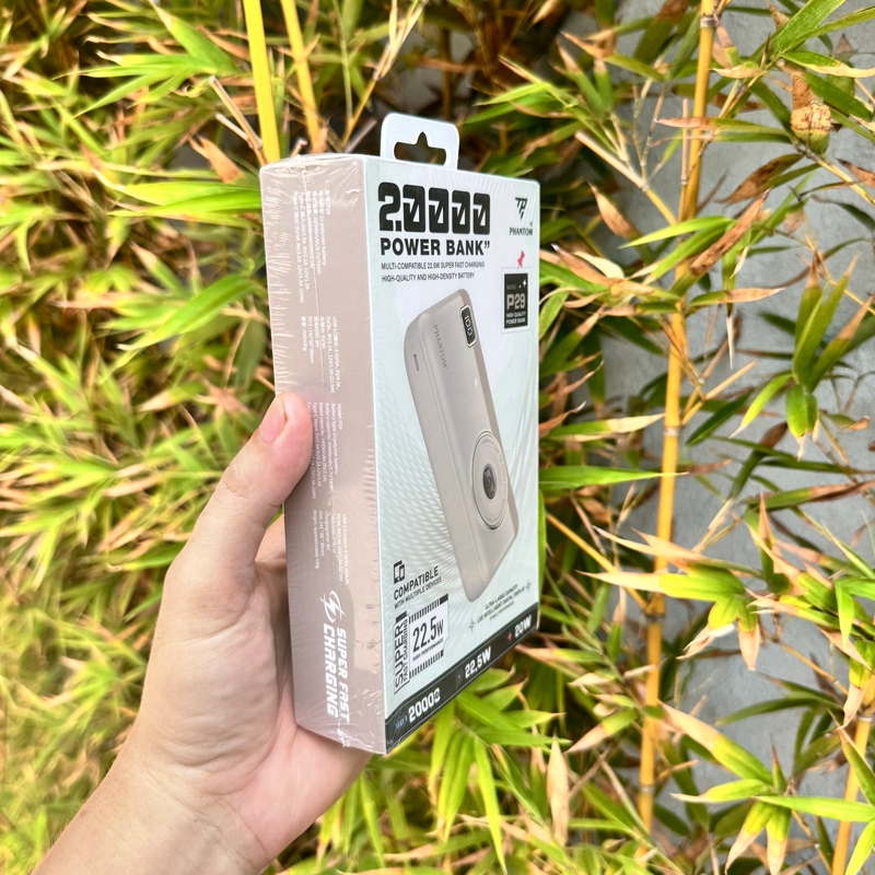 Pin Dự Phòng 22.5W Phantom P29 20.000mah