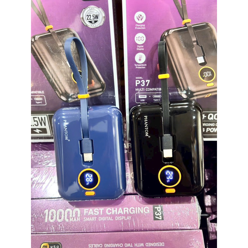 Pin Dự Phòng 22.5W PhanTom P37 10.000mah