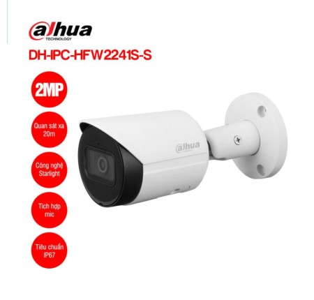 Camera Dahua ip DH-IPC-HFW2241S-S Chính Hãng