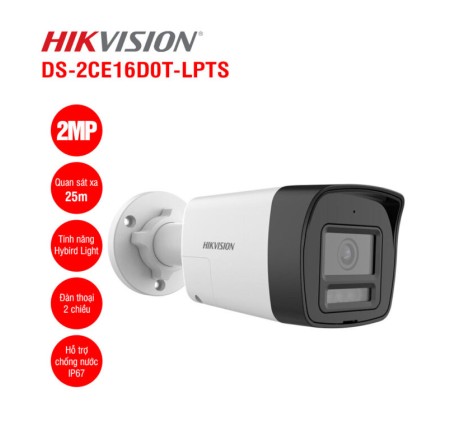 Camera Hikvision 2.0mp DS-2CE16D0T-LPTS