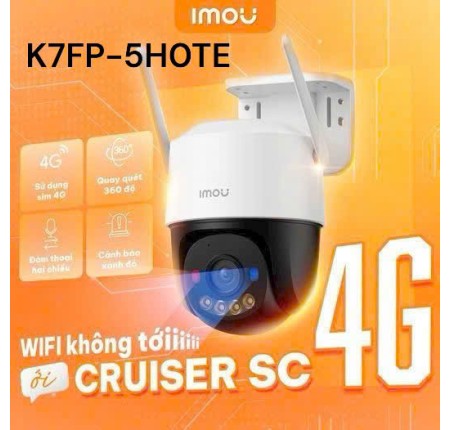 Camera imou Dùng Sim 4G IPC-K7FP-5H0TE Chính Hãng