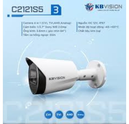 Camera Kbvision KX-C2121S5-A Chính Hãng