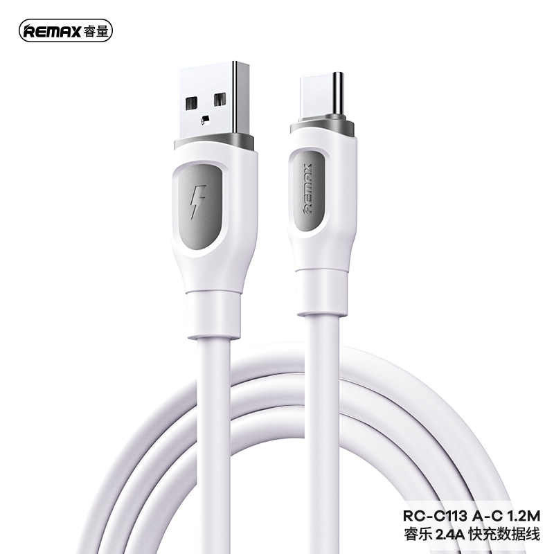 Cáp Sạc 2.4A Remax RC-C113 A-C USB Ra Lightning Iphone