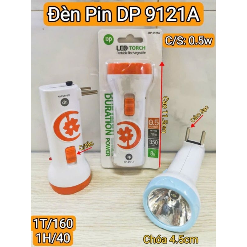 Đèn Pin Sạc DP-9121A