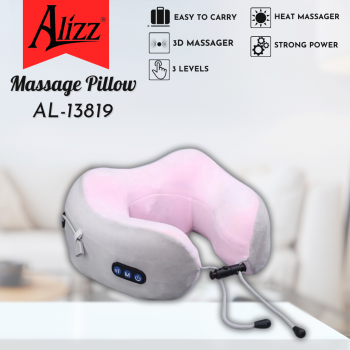 Gối Massage Cổ Chữ U 2 Bi ALIZZ AL-13822