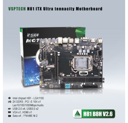 Main VSPTech H81-B8H-V2.6 chính hãng