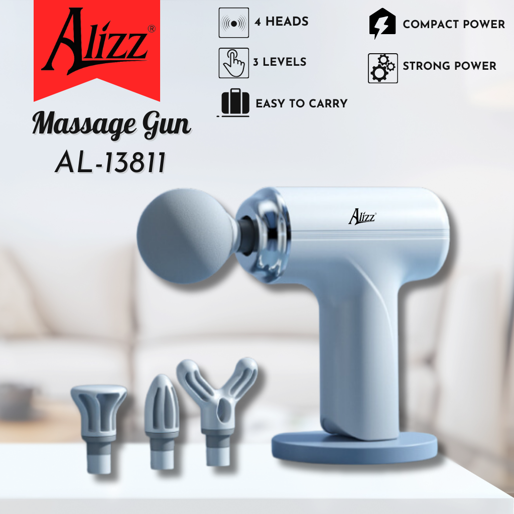 Máy Massage Mini Cầm Tay 3 Đầu ALIZZ AL-13811